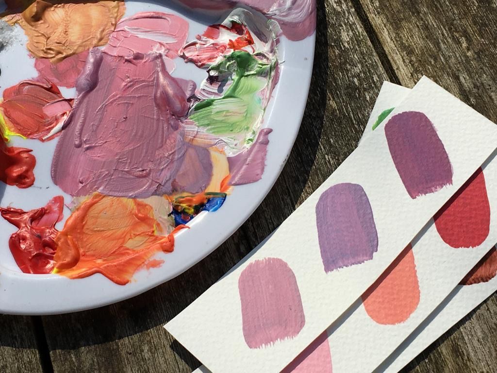 Comment faire de la peinture violette