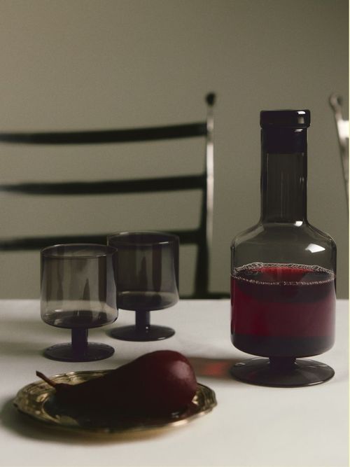 Footed Wine Decanter