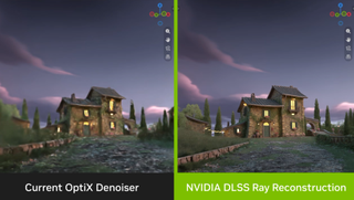 Nvidia DLSS Ray Reconstruction vs OptiX Denoiser in Blender