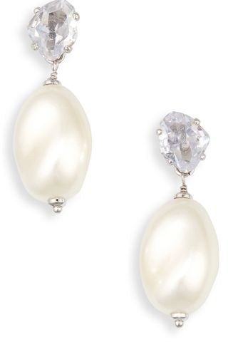 Kate Spade Treasure Trove Imitation Pearl & Crystal Drop Earrings