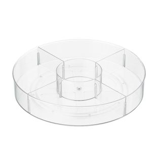 clear storage container on a white background