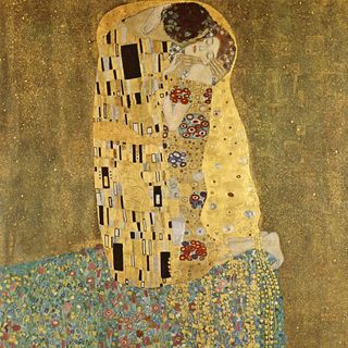 The Kiss by Gustav Klimt, 1908