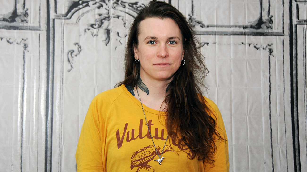 A picture of Against Me singer Laura Jane Grace