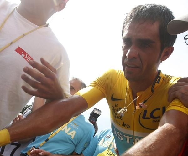 Pushed all the way: Contador post-race
