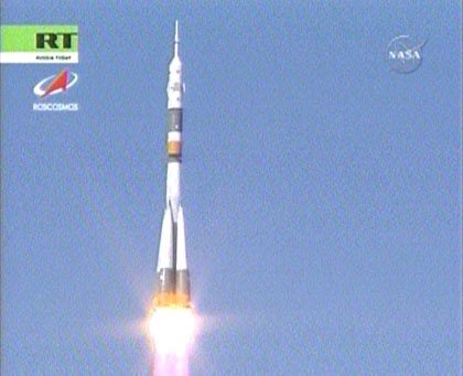 New Station Crew, Korean Astronaut Rocket Into Space