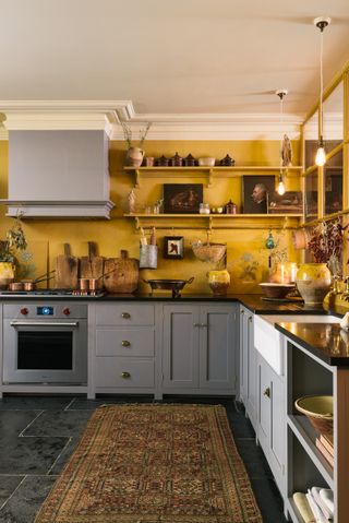 Yellow kitchen