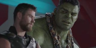 Hulk talking to Thor in Ragnarok