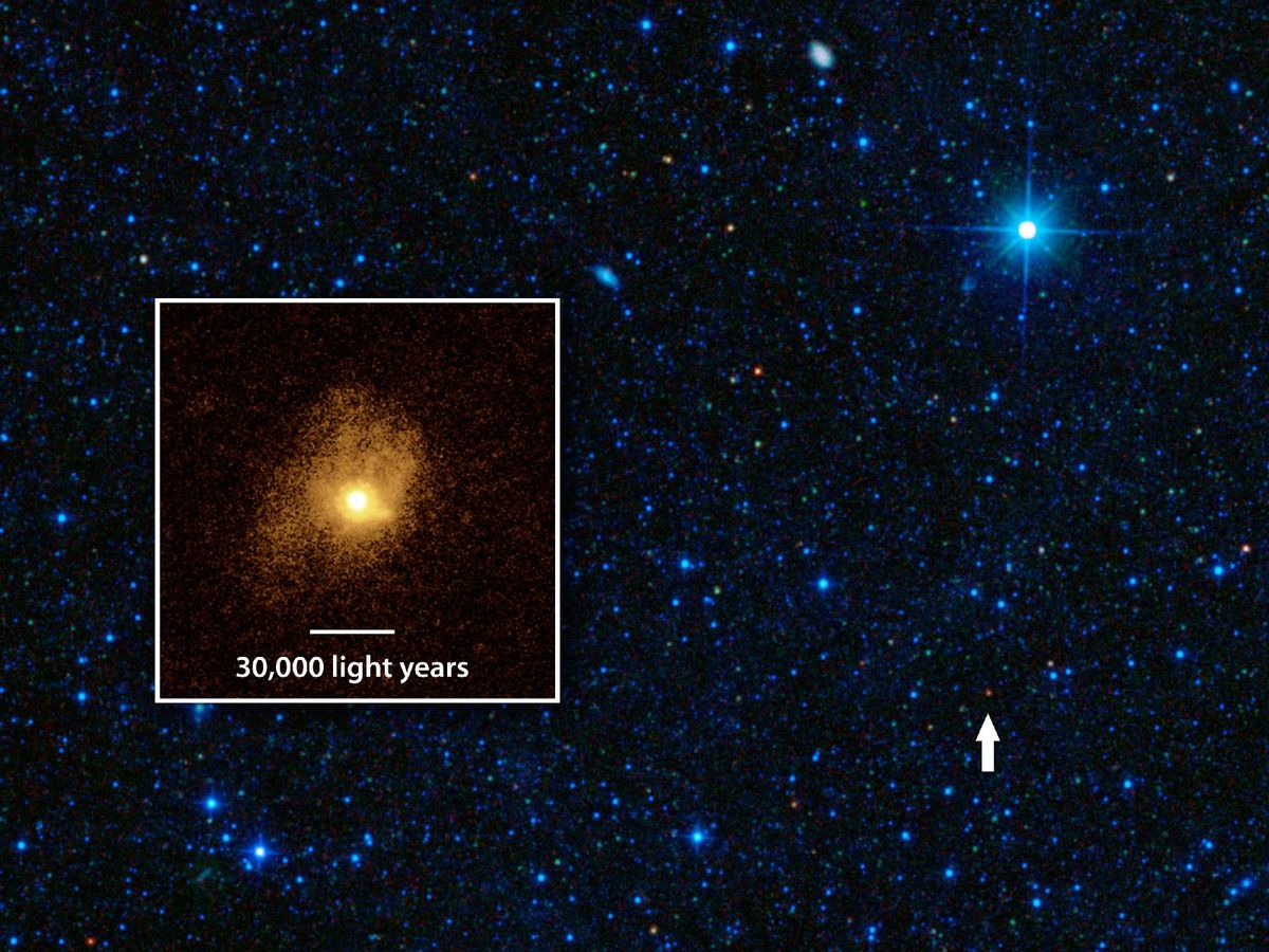 Galaxy Packs Big Star-Making Punch WISE