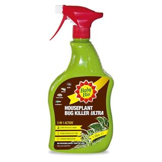 Baby Bio Houseplant Bug Killer Ultra - Fast-Acting Bug Killer Spray - Effective Insect Control for Houseplants - Protection for Houseplants, 1 Litre