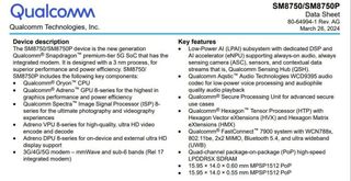 Snapdragon 8 Gen 4 specs leak