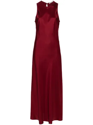 Immanuel Strapless Wool Maxi Dress