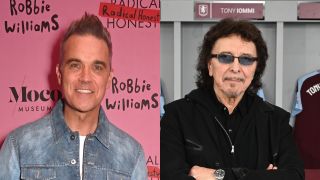 Robbie Williams and Tony Iommi