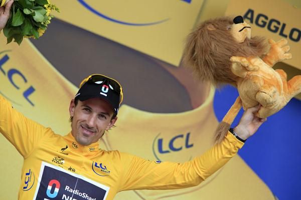 Yellow jersey Fabian Cancellara (RadioShack - Nissan)