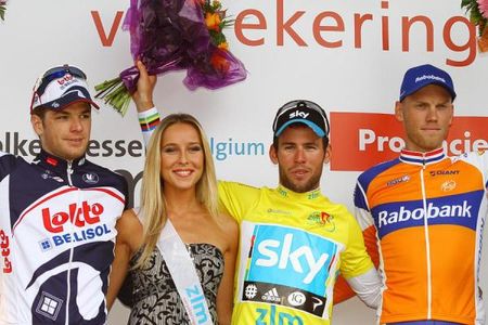 Overall race winner Mark Cavendish (Sky)