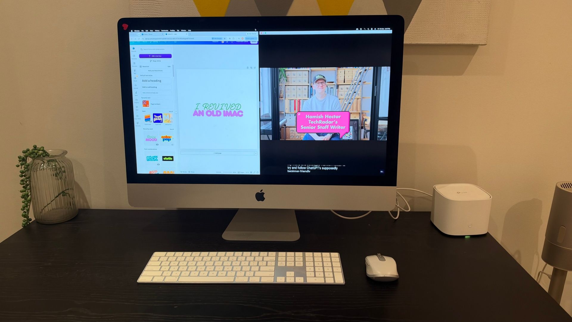 2013 iMac en un escritorio