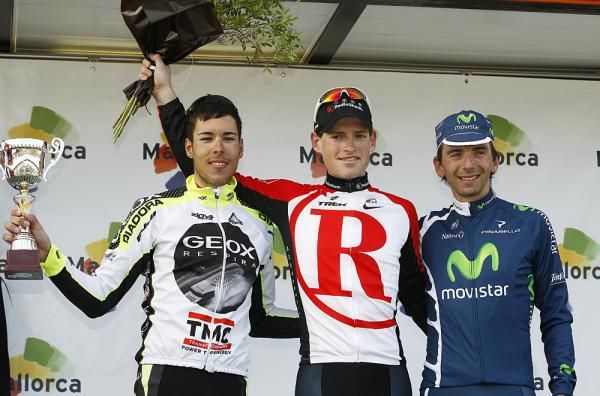Arkaitz Duran (Geox-TMC), Ben Hermans (RadioShack) and Xavier Tondo (Movistar) topped the Trofeo Inca podium