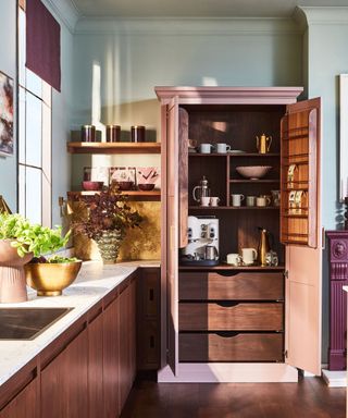naked kitchens houghton range kitchen wooden with mid century inspiration