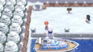 Pokemon Brilliant Diamond Shining Pearl Snowpoint City Dock