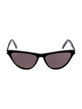 Slim Acetate 56mm Cat-Eye Sunglasses