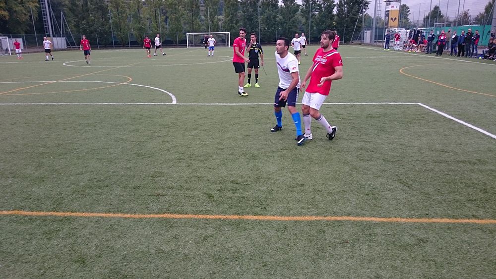 Katusha host their annual team-staff soccer match in Peschiera del Garda, Italy