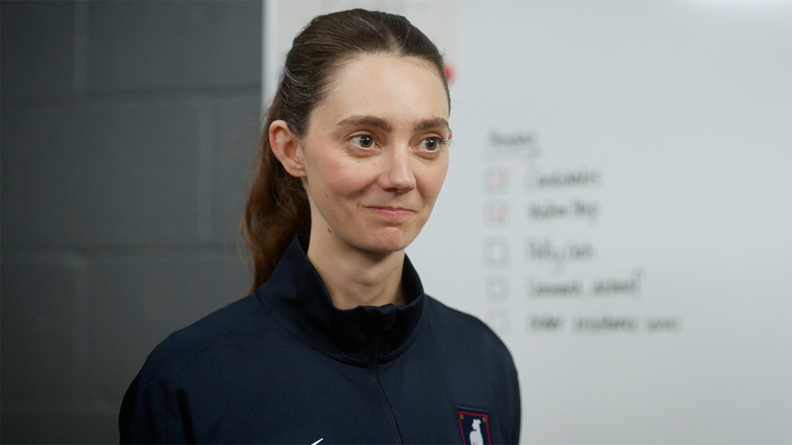 Alice Chilton half-smiling in Ted Lasso season 4 episode 2
