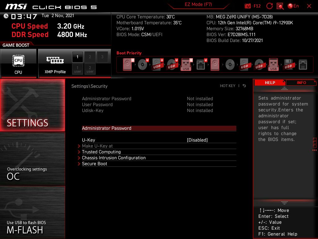 MSI MEG Z690 Unify