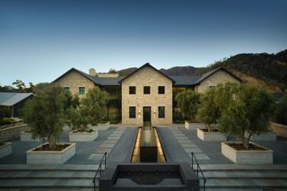 an exterior view of the four seasons napa valley resort