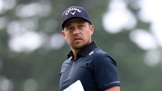 Xander Schauffele of the United States is seen on the 10th tee during the Pro-Am prior to the Zozo Championship 2024 at Accordia Golf Narashino Country Club on October 23, 2024 in Inzai, Chiba, Japan.