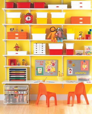 Elfa toy storage