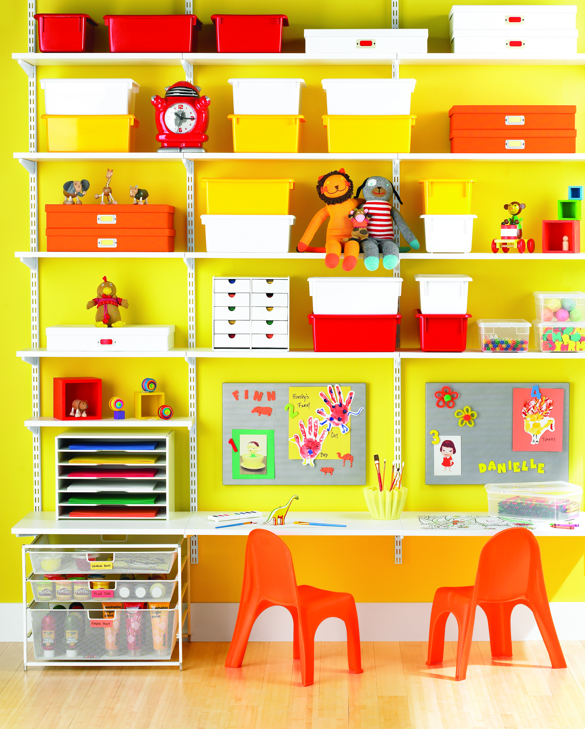 Elfa toy storage