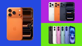 Best iPhones for photography on aa colour block background featuring the iPhone 17 Pro Max 