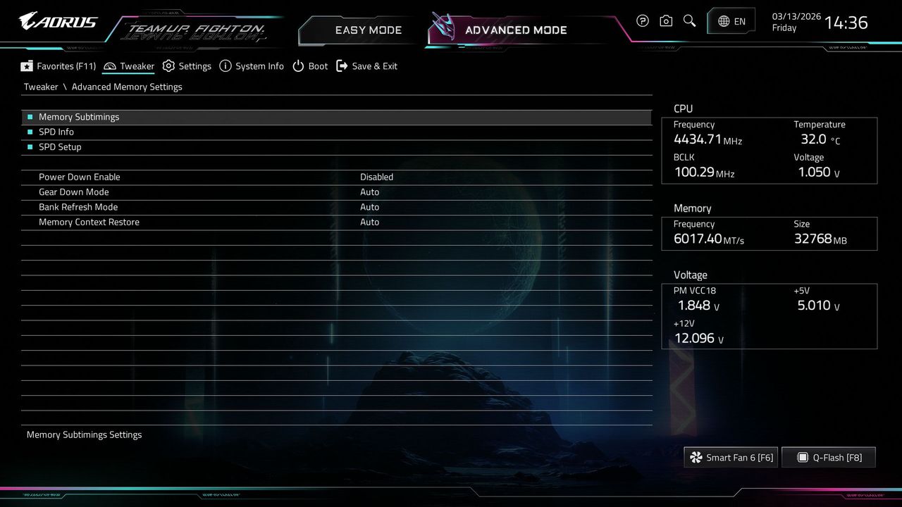 Gigabyte X870E Aorus Xtreme AI Top - BIOS