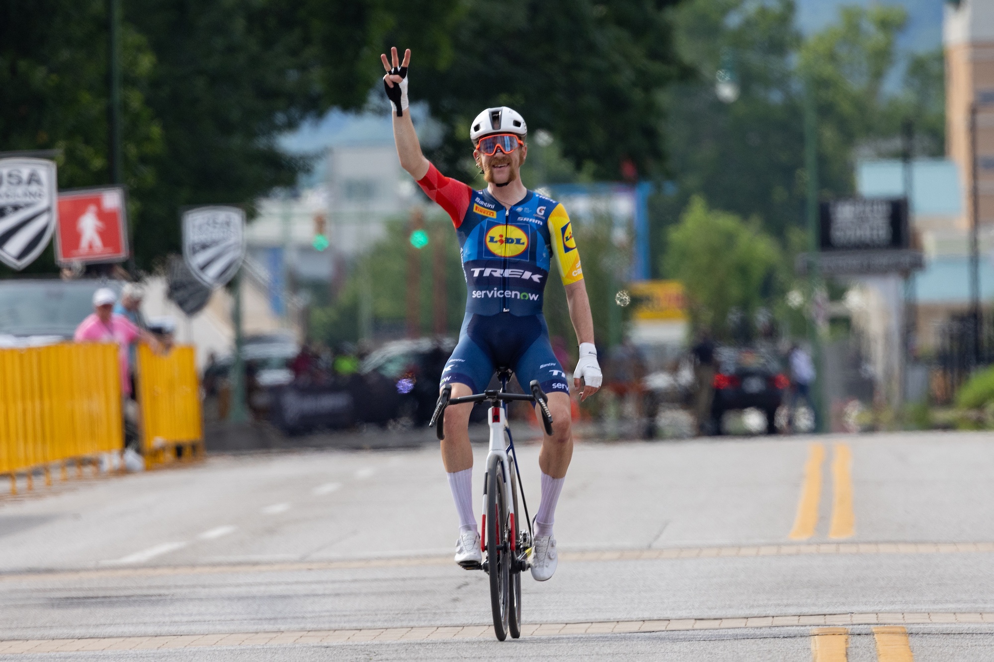 Quinn Simmons (Lidl-Trek) takes his third elite road race national title at the USA Cycling Pro Road National Championships 2026