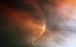 A Bow Shock in the Orion Nebula 