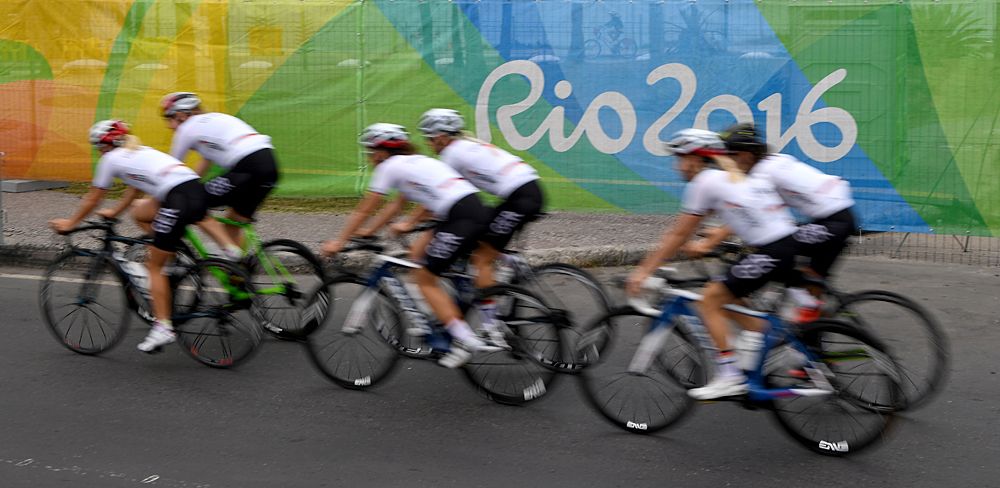 German cyclists preview the road course