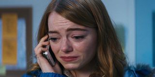 Emma Stone on the phone in La La Land
