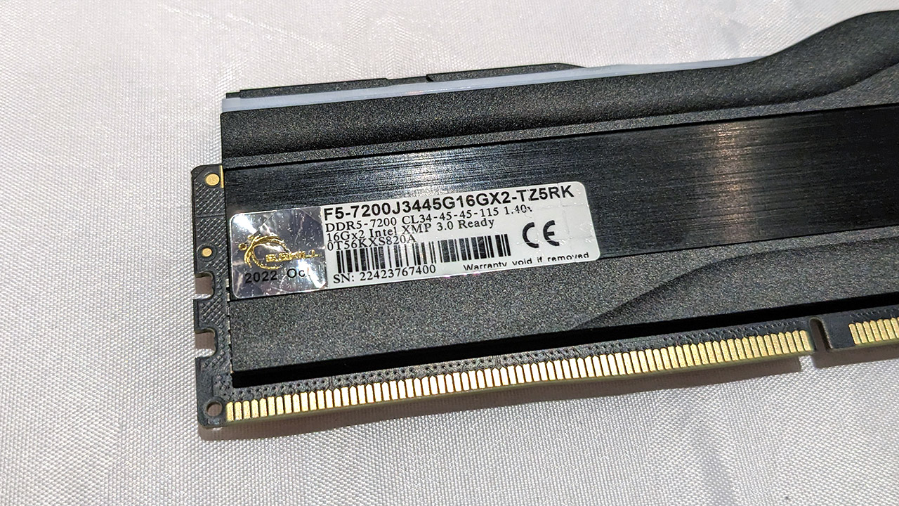 G.Skill Trident Z5 RVB DDR5-7200