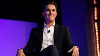 Andrew Wilson, chief executive officer of Electronic Arts Inc. (EA), smiles during the Wall Street Journal Tech Live global technology conference in Laguna Beach, California, U.S., on Monday, Oct. 21, 2019. The event brings together investors, founders, and executives to foster innovation and drive growth within the tech industry. Photographer: Martina Albertazzi/Bloomberg via Getty Images
