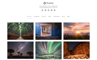 Conor MacNeill’s site uses his travel photography to fit the mood of each post perfectly