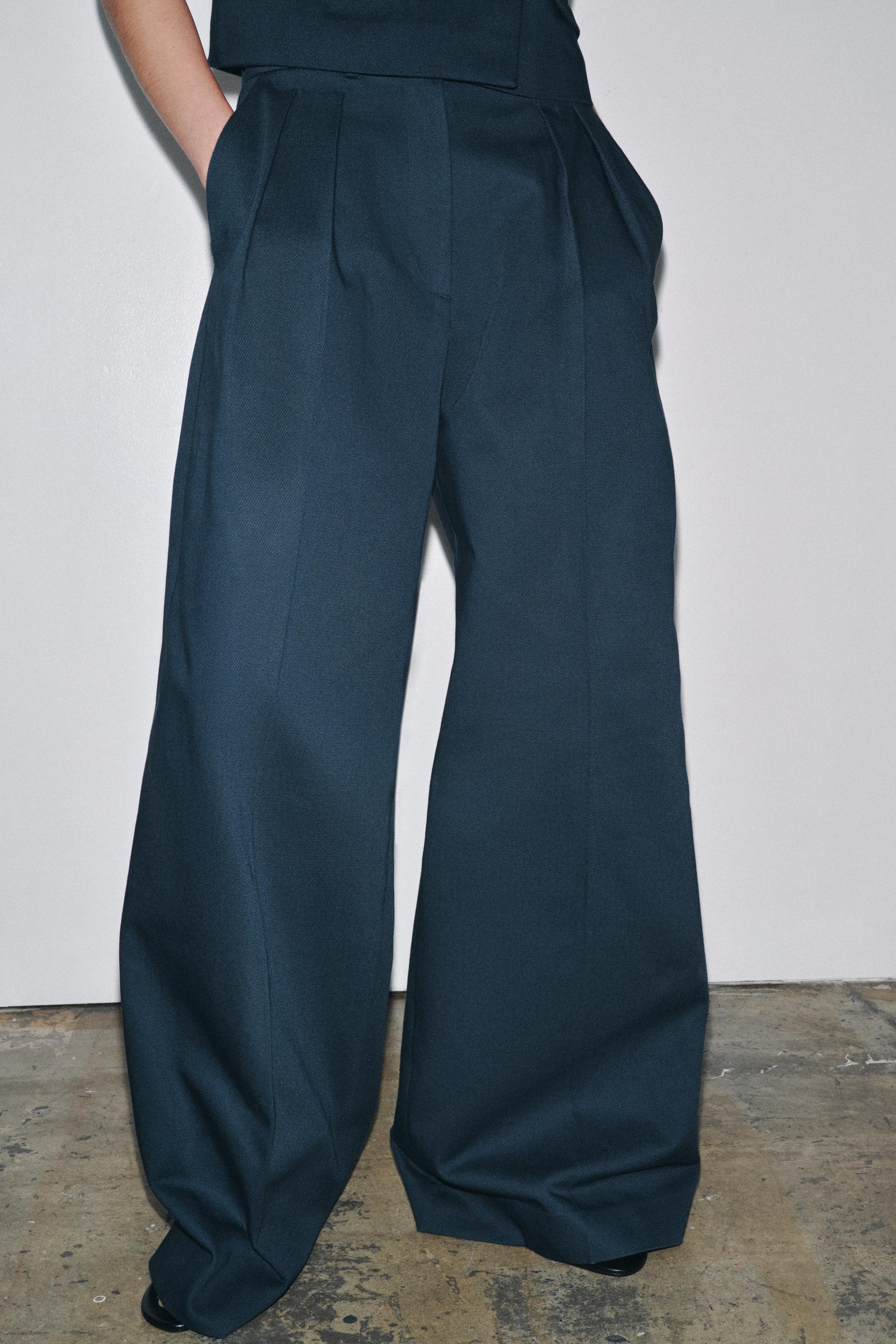 Zw Collection Pleated Trousers