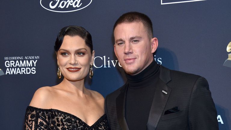 beverly hills, california january 25 jessie j and channing tatum attend the pre grammy gala and grammy salute to industry icons honoring sean diddy combs at the beverly hilton hotel on january 25, 2020 in beverly hills, california photo by axellebauer griffinfilmmagic