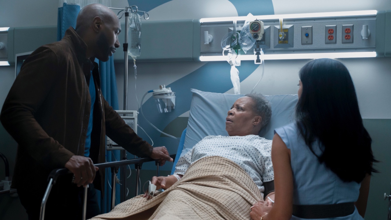 John and Mary talking to her sick mom in Watson 201
