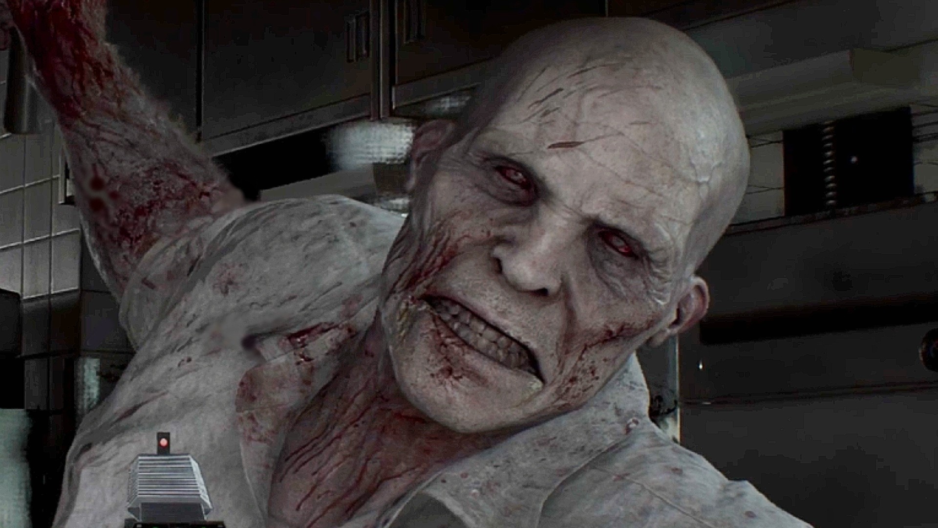 The pantry chef attacks the player in Resident Evil Requiem