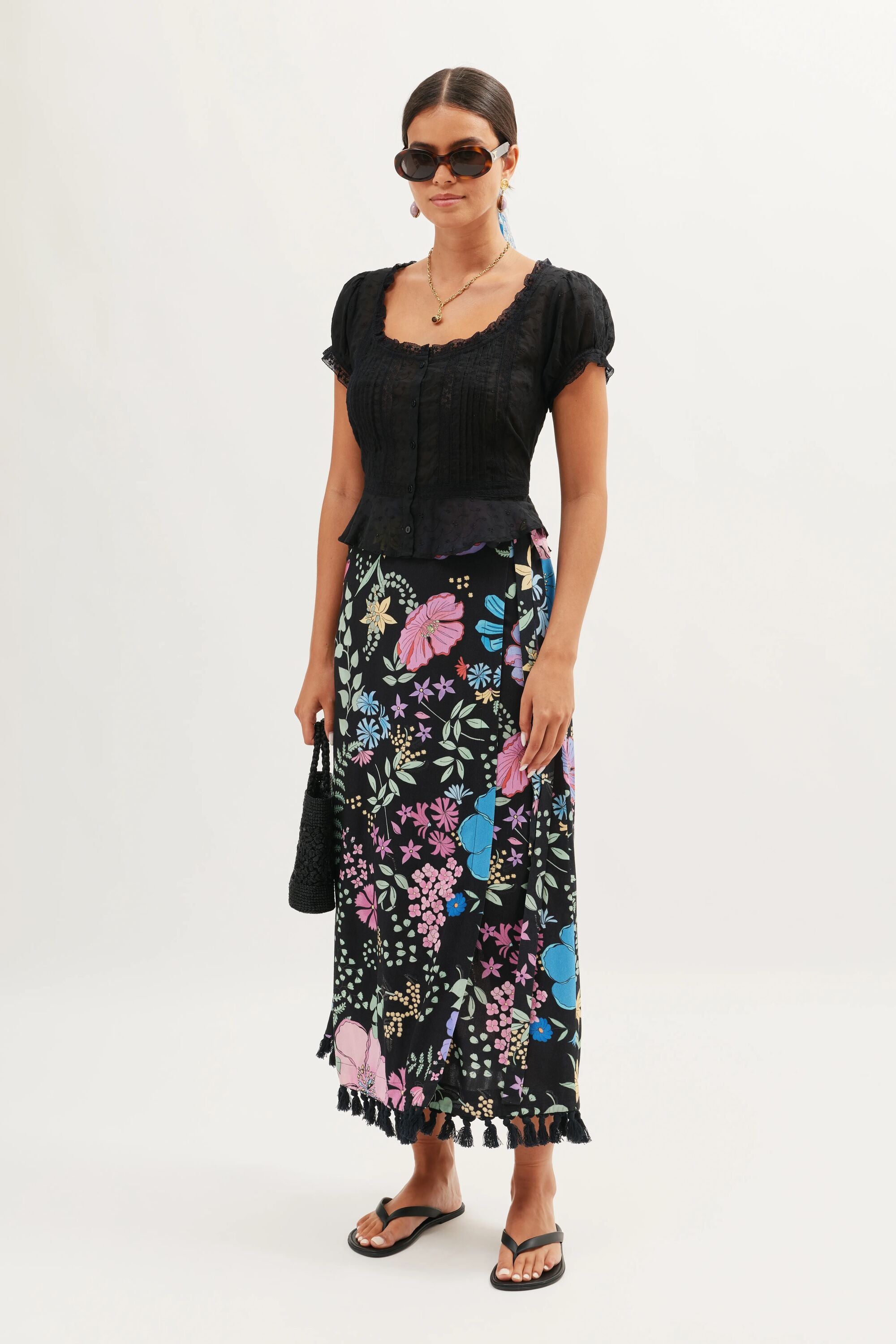 Parisa - Bhatia Floral Black