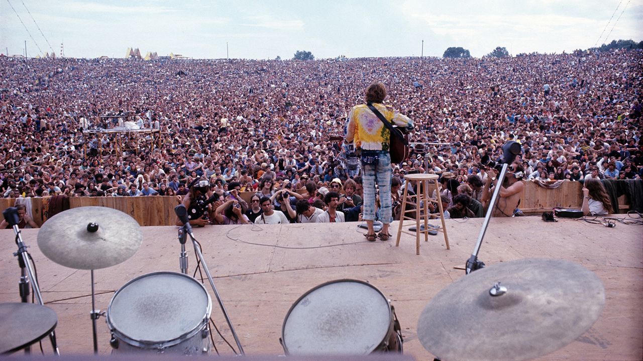 15 Aug 1969 --- John Sebastian performs at the Woodstock Music &amp; Art Fair in Bethel, New York (Max Yasgur's 600-acre farm) on Friday, August 15, 1969. --- Image by &copy; Henry Diltz/Corbis