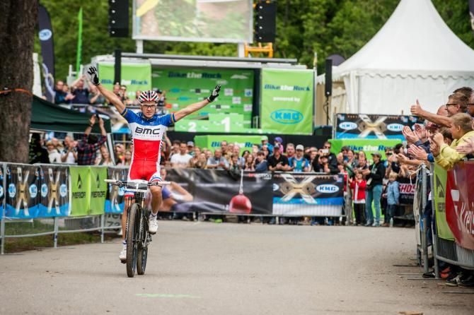 Julien Absalon wins Bike the Rock in Heubach, Germany