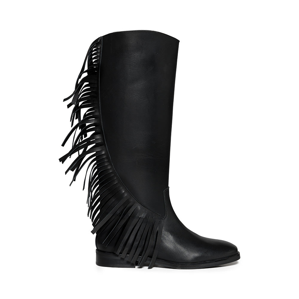 Nigella Boot Black Leather
