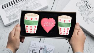 love you a latte letterbox biscuits