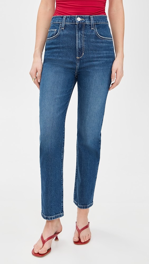 Favorite Daughter the Valentina Super High Rise Straight Jeans