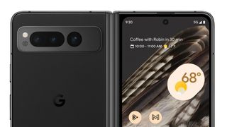 Google Pixel Fold leaked renders on a white background